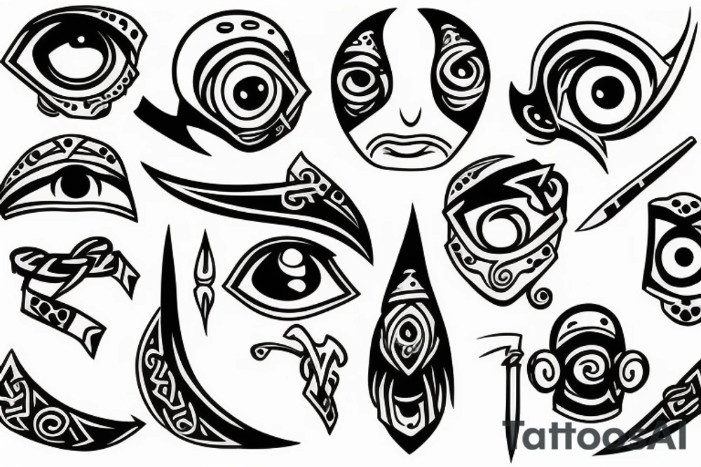 one eyed viking tattoo idea