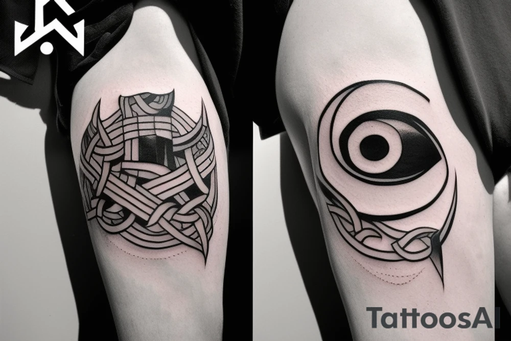 one eyed viking tattoo idea