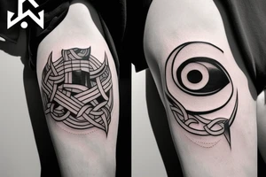 one eyed viking tattoo idea