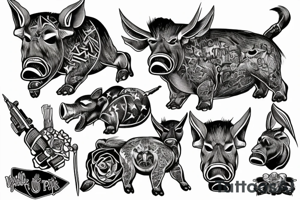 war pig tattoo idea