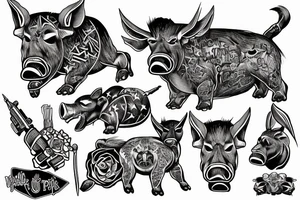 war pig tattoo idea
