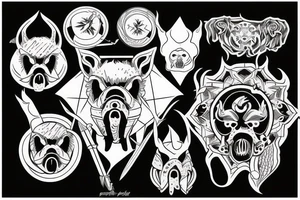 war pig tattoo idea