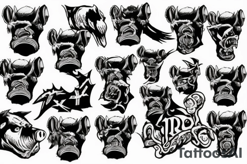 war pig tattoo idea