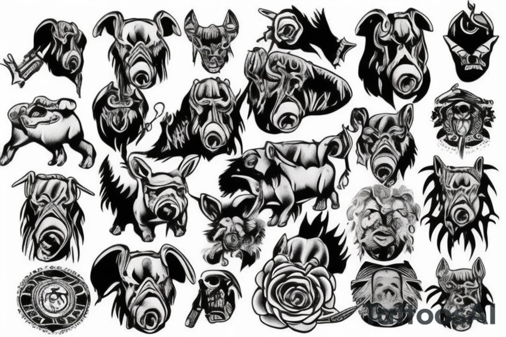 war pig tattoo idea
