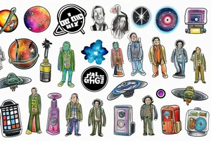 Don't Panic
 Hitch hiker's guide to the Galaxy tattoo idea