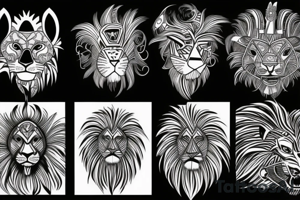 Lion king tattoo idea
