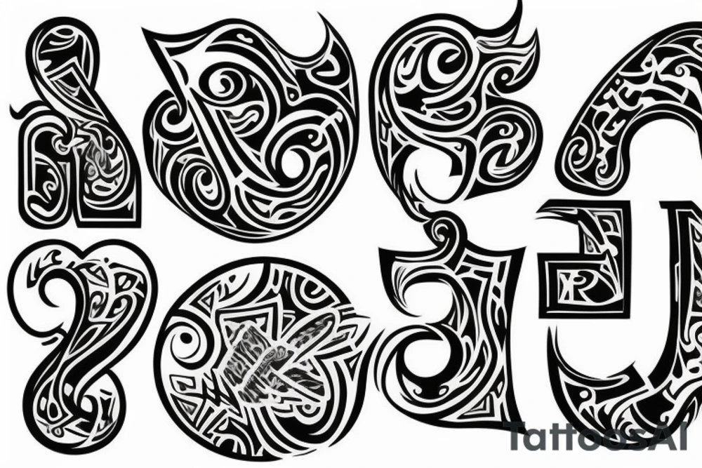 two sons names tattoo idea
