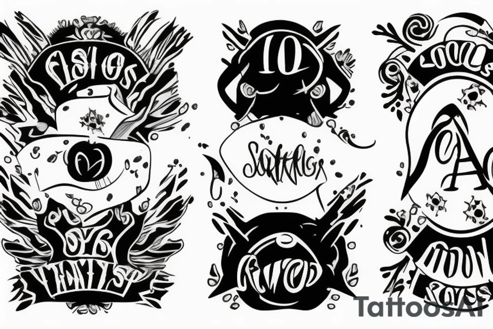 two sons names tattoo idea