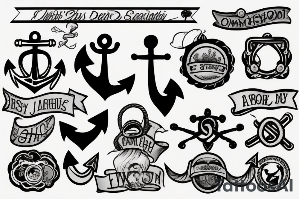 Anchor tattoo idea