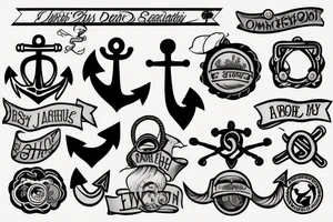 Anchor tattoo idea