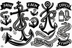 Anchor tattoo idea