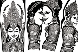 apsara angkor tattoo idea
