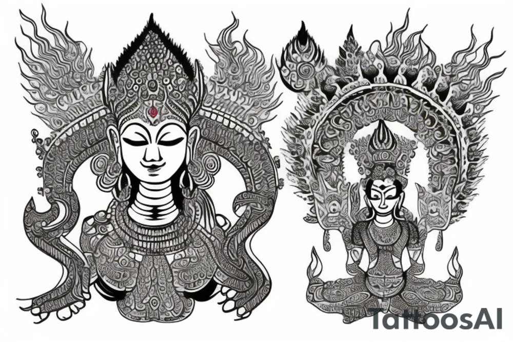 apsara angkor tattoo idea