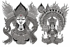 apsara angkor tattoo idea