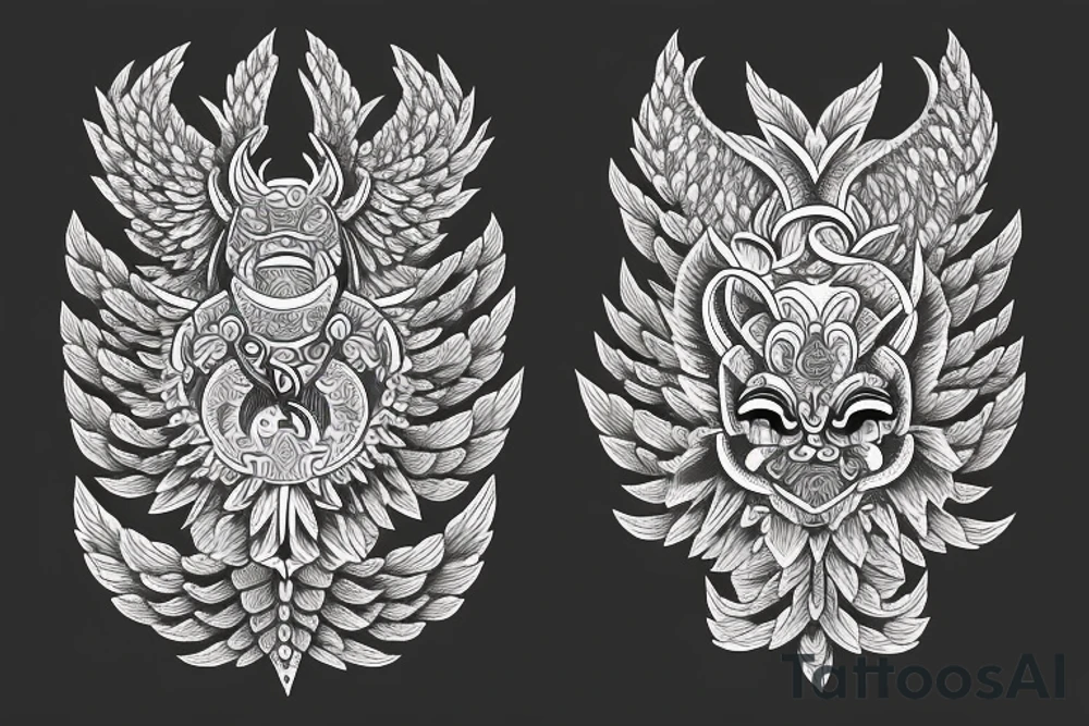 garuda tattoo idea