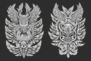 garuda tattoo idea