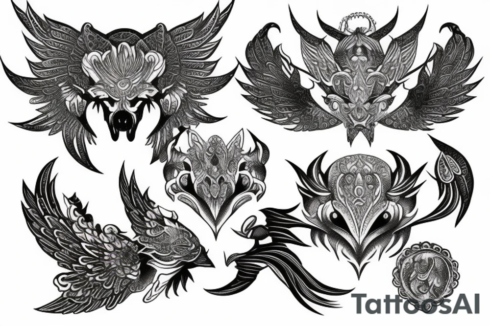 garuda tattoo idea