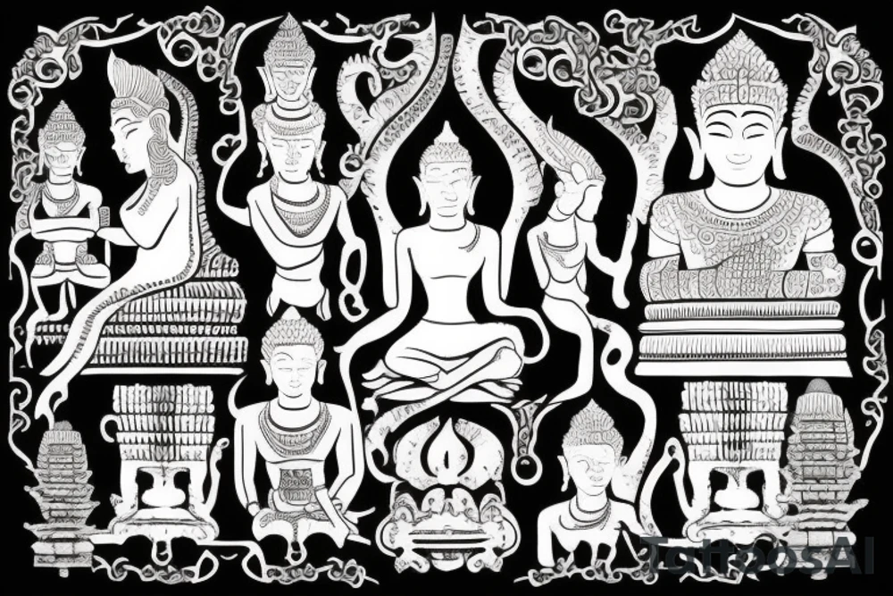angkor temple tattoo idea