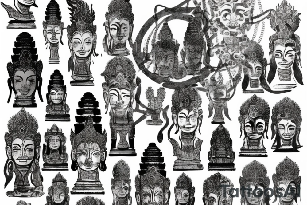 angkor temple tattoo idea
