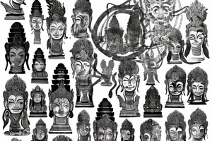 angkor temple tattoo idea