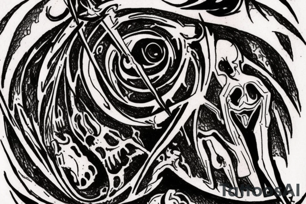 I want the 7 layers of hell from the poem " Dantes Inferno" in spiral going down my leg. tattoo idea