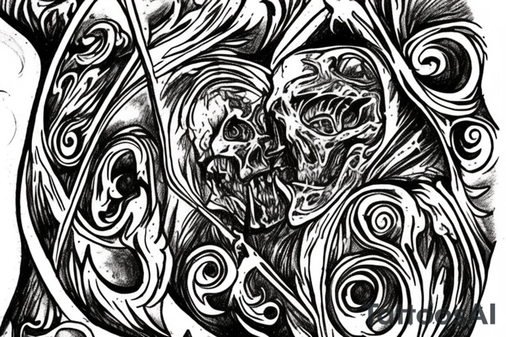 I want the 7 layers of hell from the poem " Dantes Inferno" in spiral going down my leg. tattoo idea