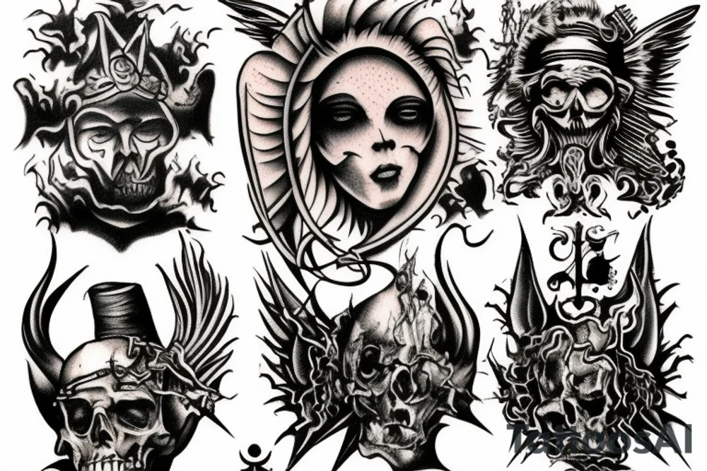 Dantes Inferno tattoo idea