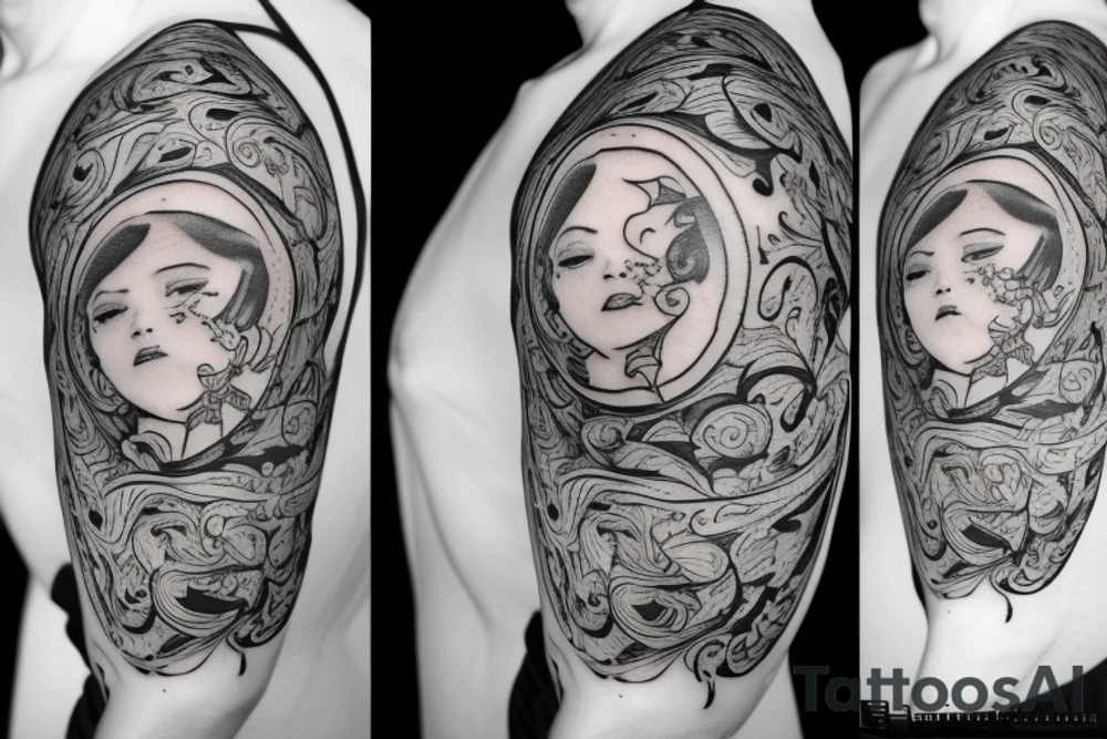 Hearth with Question Marks tattoo idea