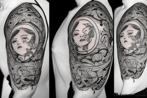 Hearth with Question Marks tattoo idea