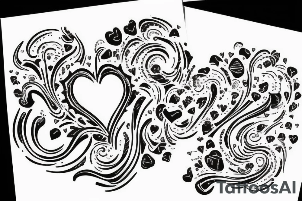 Hearth with Question Marks tattoo idea