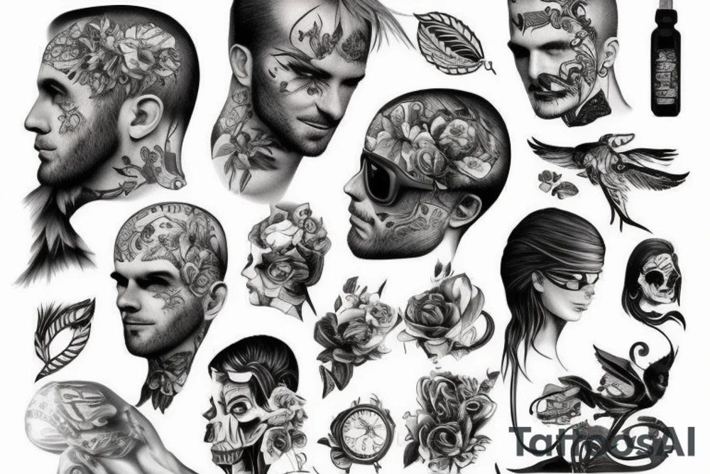 männerrücken tattoo idea