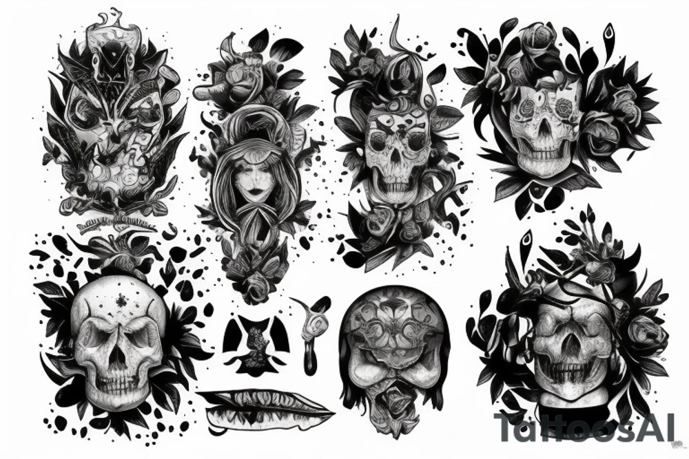 männerrücken tattoo idea