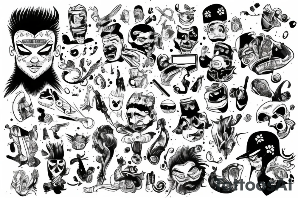 männerrücken tattoo idea