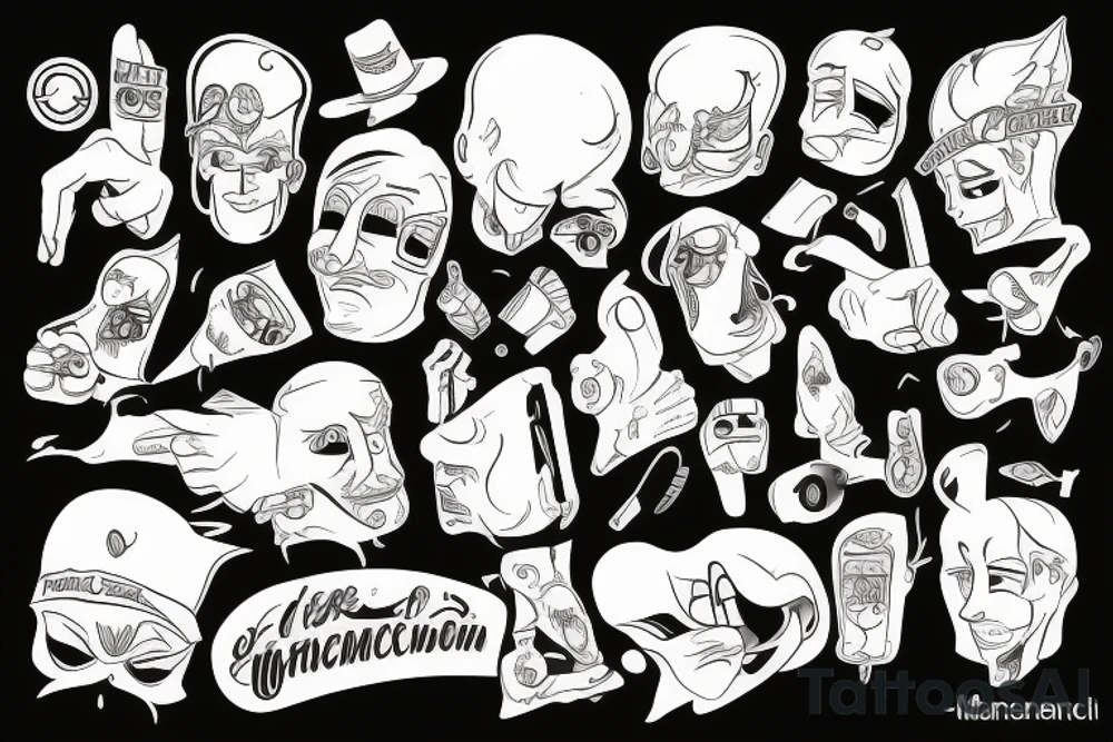 männerrücken tattoo idea