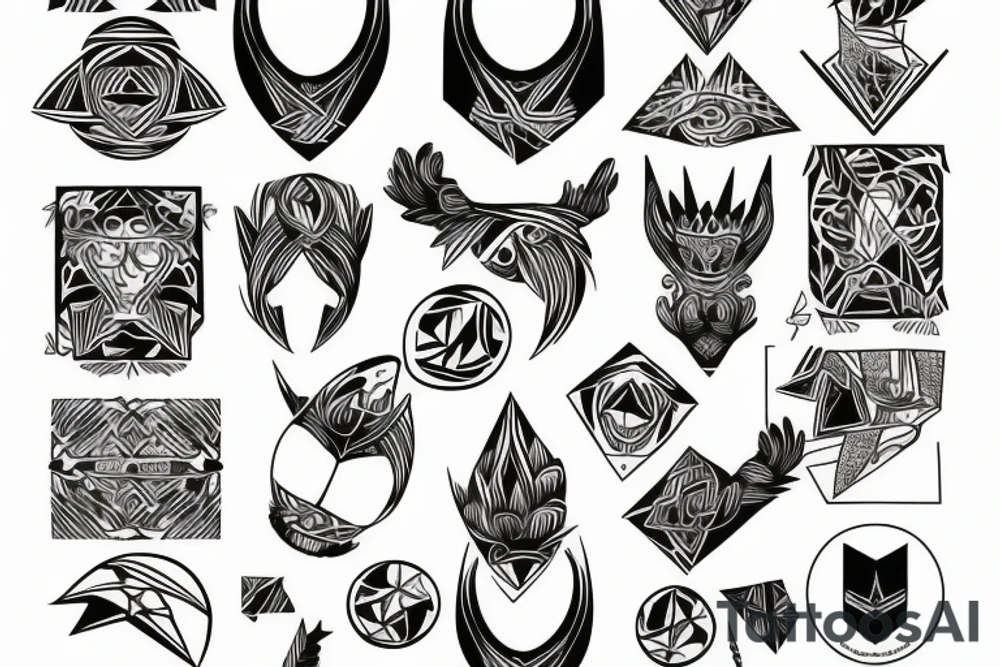 männerrücken tattoo idea