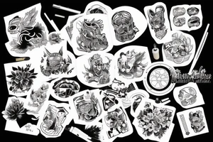Pistole tattoo idea