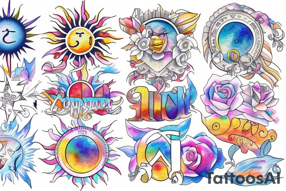 sun rays shining in the arched window tattoo idea