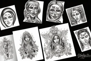 marian cross tattoo idea