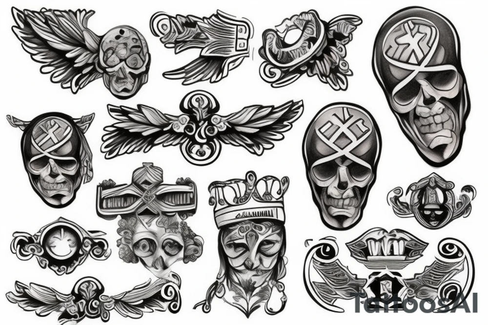 greek cross tattoo idea