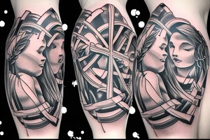 "marian cross" tattoo idea