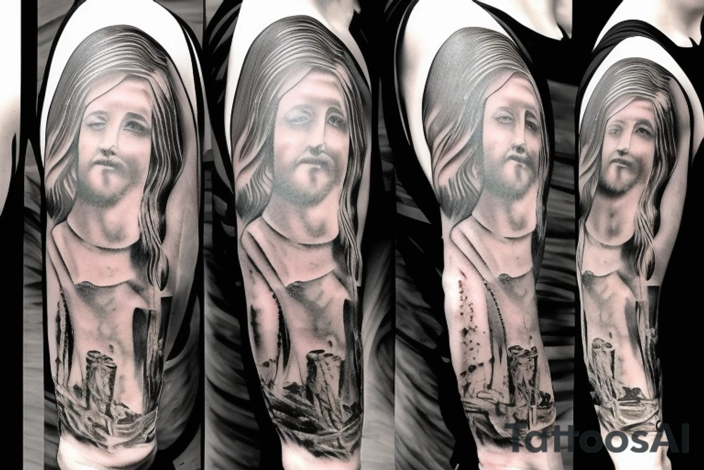 jesus tattoo idea