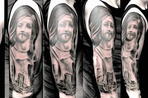 jesus tattoo idea