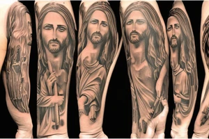 jesus tattoo idea