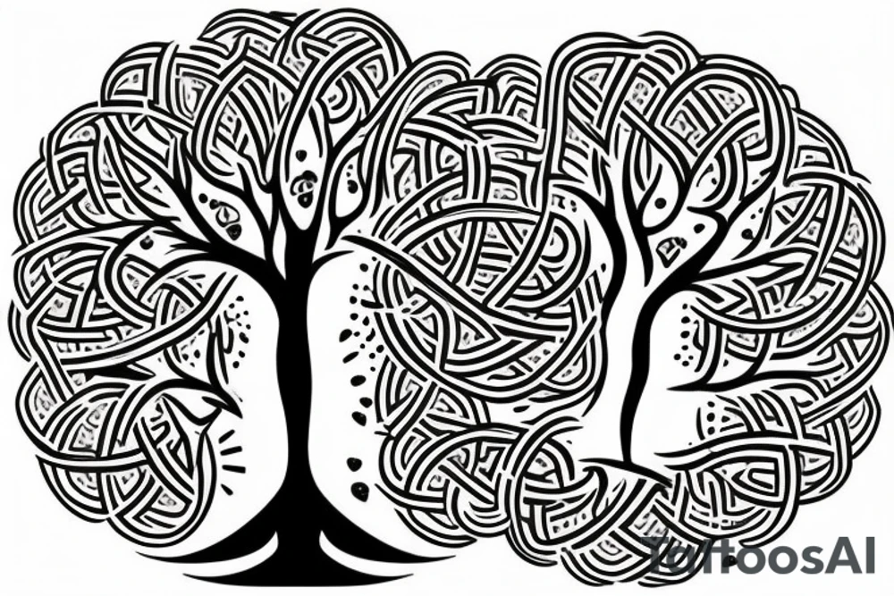 tree of life tattoo idea