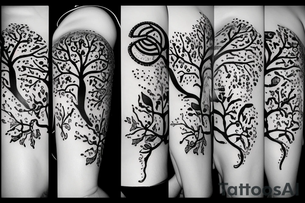 family, autism, tree of life tattoo idea