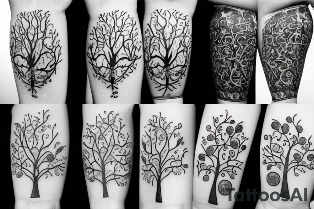 family, autism, tree of life tattoo idea