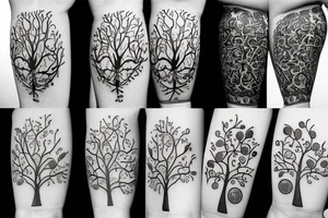family, autism, tree of life tattoo idea