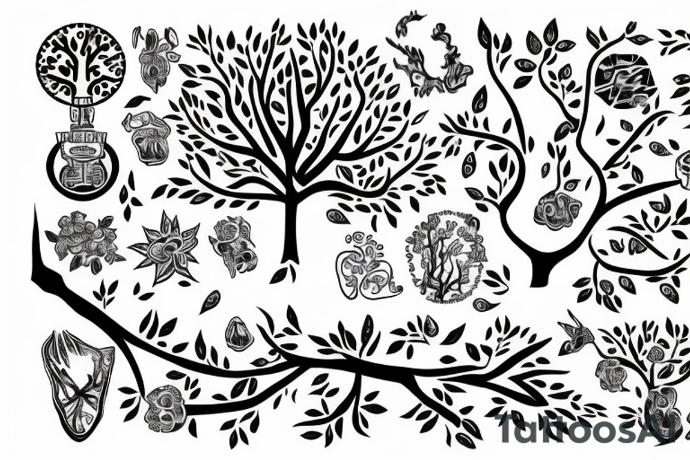 family, autism, tree of life tattoo idea