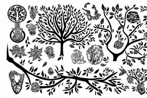 family, autism, tree of life tattoo idea