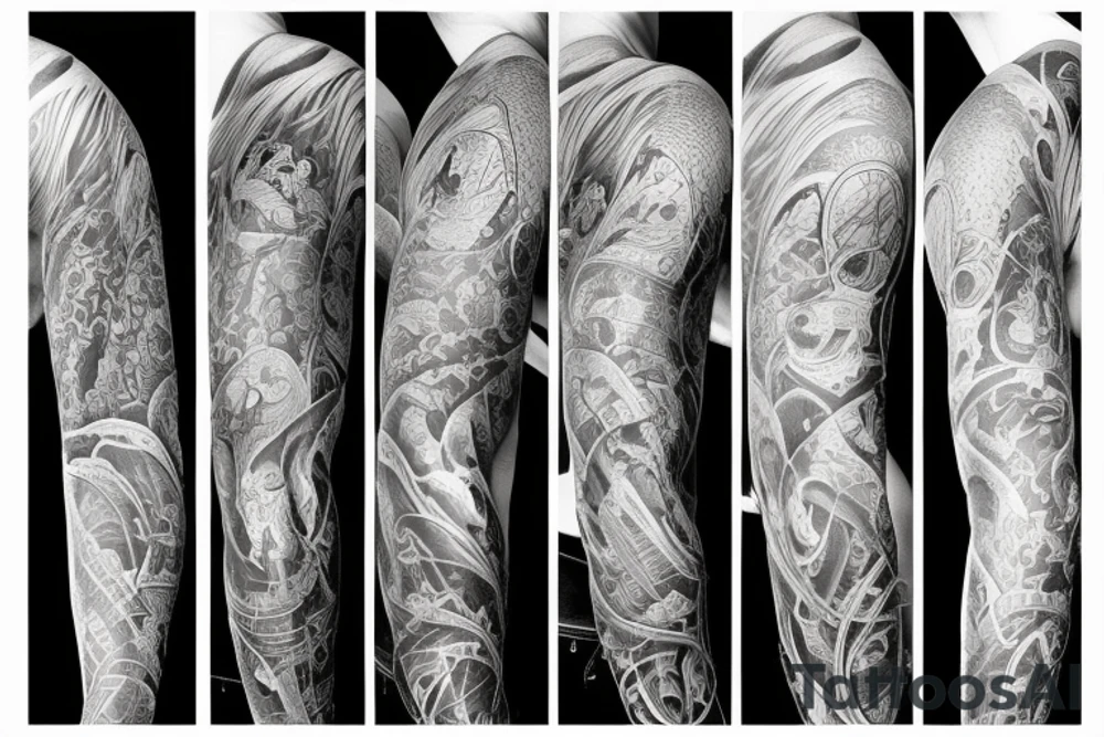 full sleeve tattoo idea